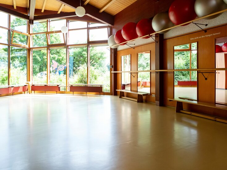 Gymnastikraum im Therapiezentrum