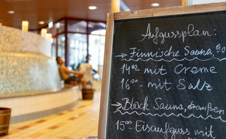 Sauna Sonnenhof-Therme mit Aufgussplan